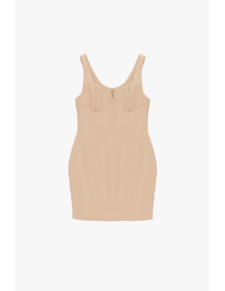 Vestido Curto Com Alças Largas E Copas Moldadas Dixie