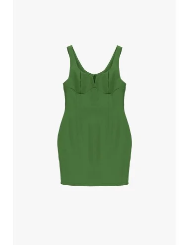 Vestido curto com alças largas e copas moldadas Dixie