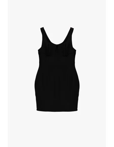 Vestido Curto Com Alças Largas E Copas Moldadas Dixie