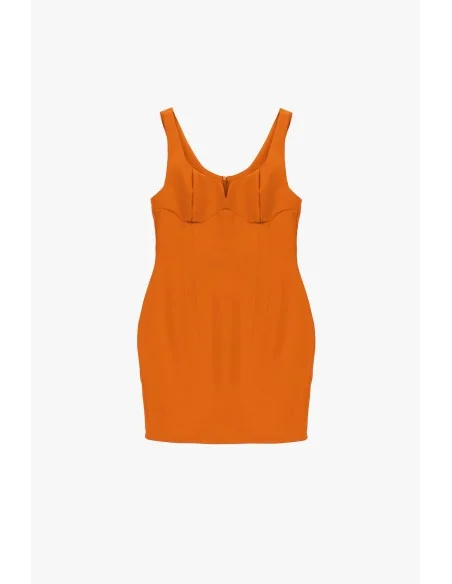 Vestido Curto Com Alças Largas E Copas Moldadas Dixie