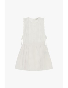 Vestido Curto Sem Mangas Com Detalhes Franzidos Dixie