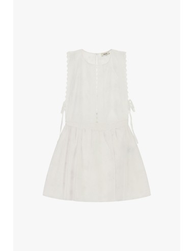 Vestido Curto Sem Mangas Com Detalhes Franzidos Dixie