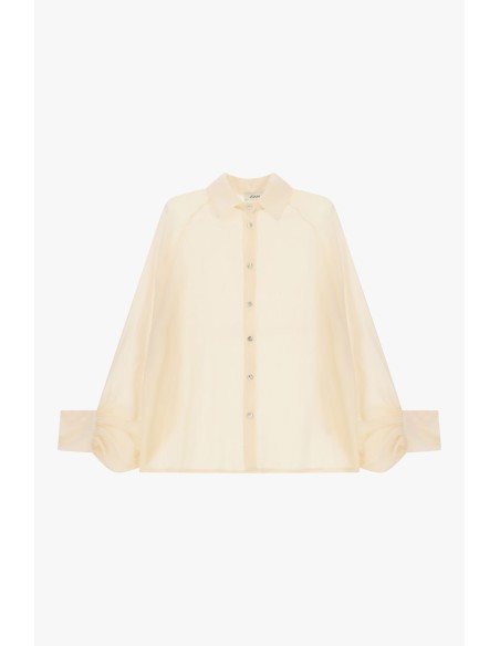 Camisa Ampla Com Mangas Compridas Franzidas Dixie
