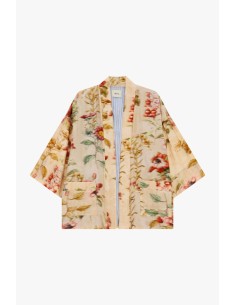 Casaco duster com estampado floral e manga ampla Dixie