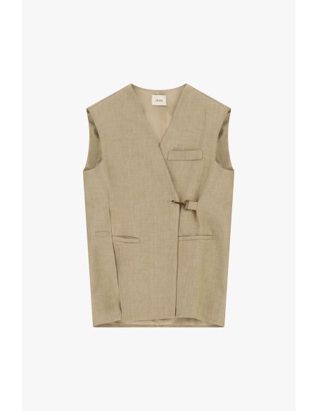 Colete com fecho lateral e bolsos frontais Dixie