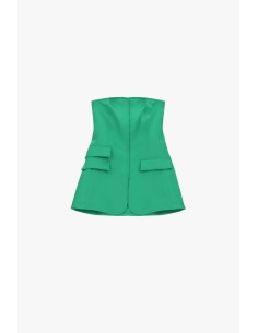 Top bustier com bolsos frontais aplicados Dixie