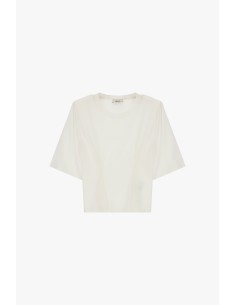 T-shirt com mangas largas e pregas frontais Dixie