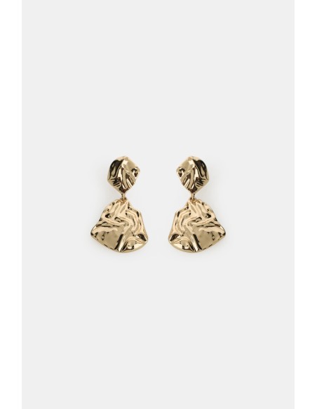 Brincos Pendentes Efeito Martelado Fecho de Pino Dixie