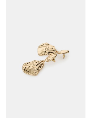 Brincos Pendentes Efeito Martelado Fecho a Perno Dixie