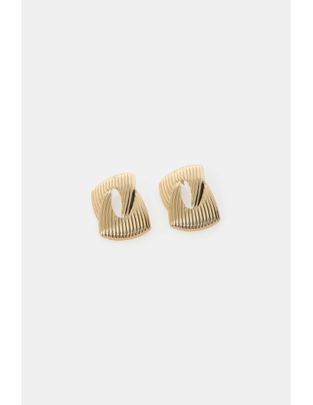 Brincos de pino moldados com superfície canelada Dixie