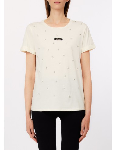 T-shirt com strass Liu Jo