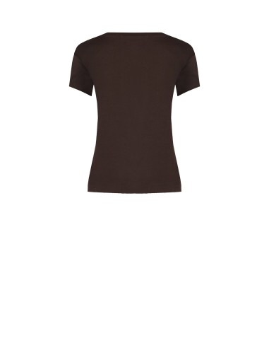 T-Shirt Regular In Cotone Con Stampa Dog E Strass Rinascimento - Ve...