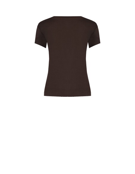 T-Shirt Regular In Cotone Con Stampa Dog E Strass Rinascimento - Ve...