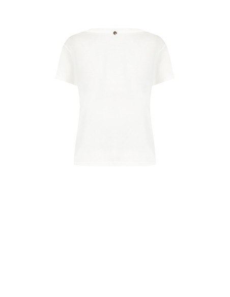 T-shirt regular em algodão "O Diabo Veste Prada" estampa stiletto Rinascimento