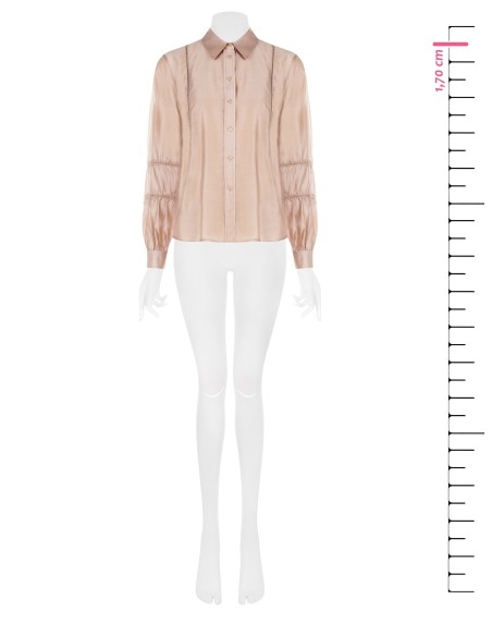 Camisa ultraleve em mistura de lyocell com detalhes vazados Rinascimento