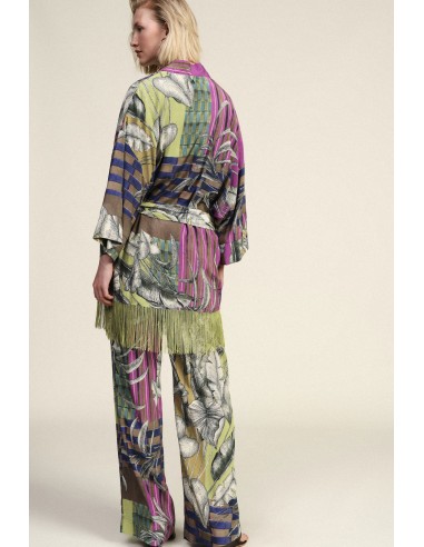 Pantaloni Ampi A Fantasia Floreale Dixie - Vestiti Firmati Life Smiles