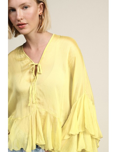 Camicia Con Volants Ampi Dixie - Vestiti Firmati Life Smiles