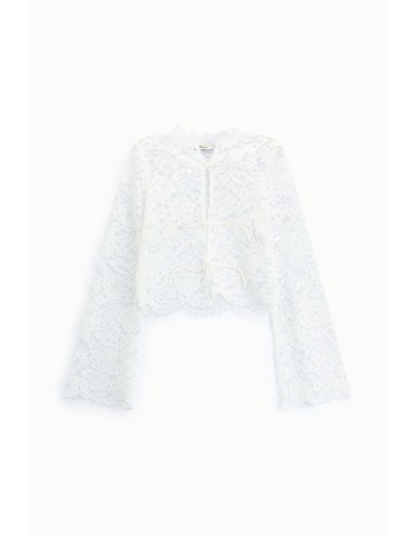 Camicia In Pizzo Corto Con Maniche Ampie Dixie - Vestiti Firmati Li...