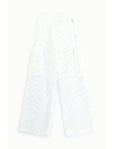 Pantaloni Palazzo In Pizzo A Gamba Larga Dixie - Vestiti Firmati Li...