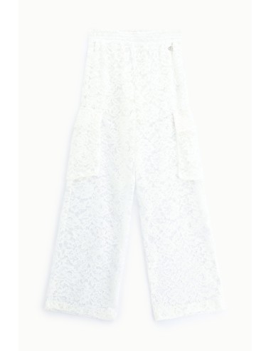 Pantaloni Palazzo In Pizzo A Gamba Larga Dixie - Vestiti Firmati Li...