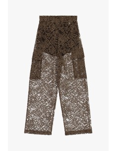 Pantaloni Palazzo In Pizzo A Gamba Larga Dixie - Vestiti Firmati Li... 2