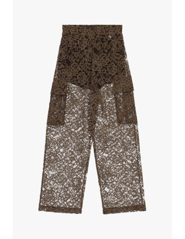 Pantaloni Palazzo In Pizzo A Gamba Larga Dixie - Vestiti Firmati Li...