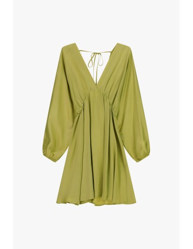 Abito Corto Con Maniche Lunghe E Scollo Profondo Dixie - Vestiti Fi...