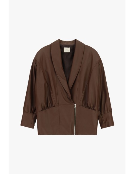 Giacca In Similpelle Con Maniche A Tre Quarti Dixie - Vestiti Firma...