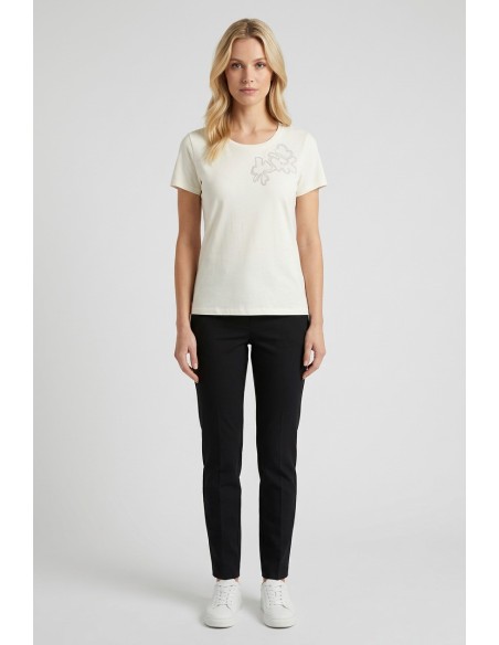 T-shirt com cut-out Liu Jo