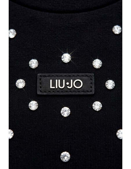 T-Shirt Con Strass Liu Jo - Vestiti Firmati Life Smiles