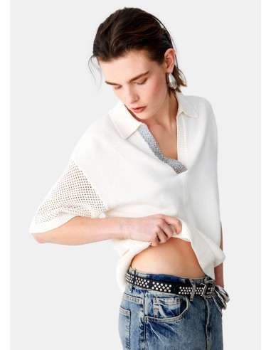 T-Shirt Con Dettagli Traforata Liu Jo - Vestiti Firmati Life Smiles