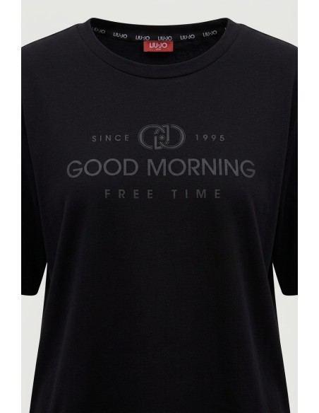 T-Shirt Con Stampa Liu Jo - Vestiti Firmati Life Smiles