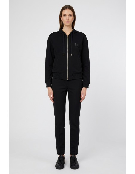 Felpa Tinta Unita Liu Jo - Vestiti Firmati Life Smiles