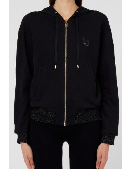 Felpa Tinta Unita Liu Jo - Vestiti Firmati Life Smiles