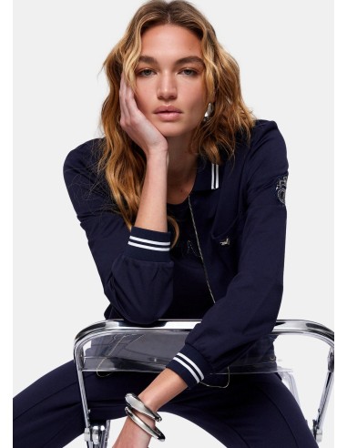 Felpa Interlock Con Zip Liu Jo - Vestiti Firmati Life Smiles