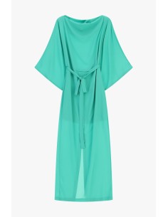 Vestito Midi Con Maniche Ampie E Cintura Dixie - Vestiti Firmati Li... 2