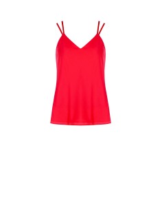 Top ajustado e fluido em mistura de lyocell Rinascimento