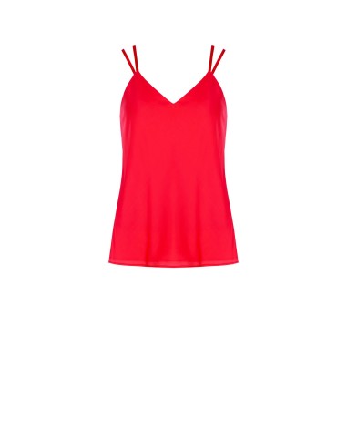 Top ajustado e fluido em mistura de lyocell Rinascimento