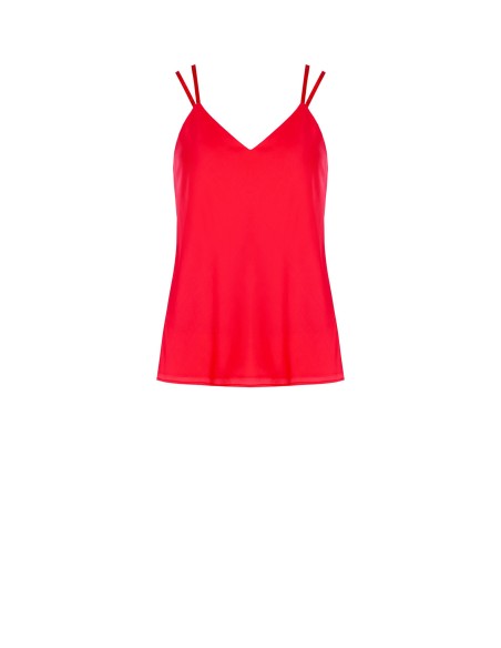 Top ajustado e fluido em mistura de lyocell Rinascimento