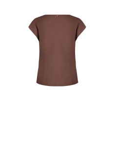 Top Cruzado em Misto de Viscose Ligeiramente Amassada com Detalhe de Joia Rinascimento 2