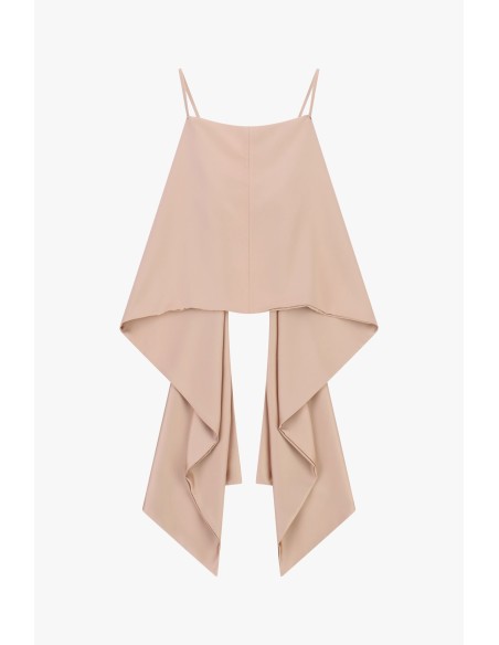 Top Con Spalline Sottili E Drappeggio Asimmetrico Dixie - Vestiti F...