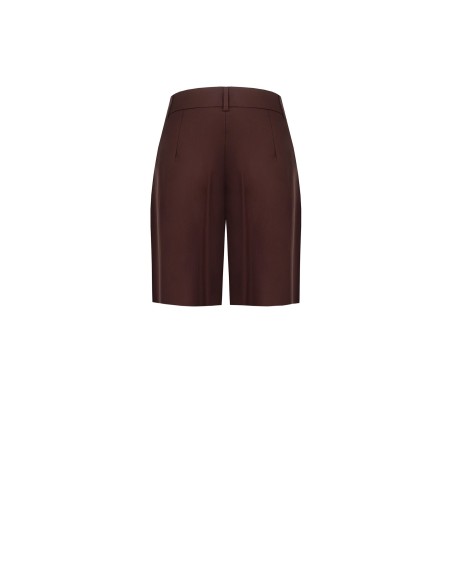 Bermuda In Misto Cotone Elasticizzato Rinascimento - Vestiti Firmat...