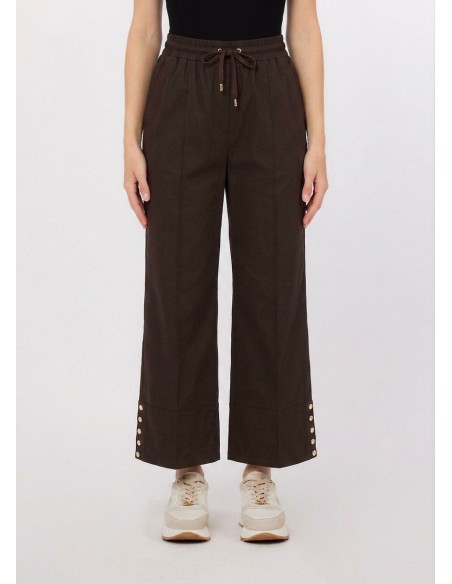 Pantalone Tinta Unita Liu Jo - Vestiti Firmati Life Smiles