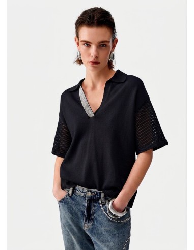 T-shirt com detalhes vazados Liu Jo