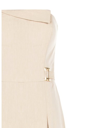 Tuta Intera Dritta A Fascia In Misto Lyocell E Lino Rinascimento - ...