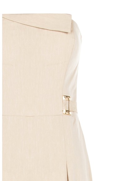 Tuta Intera Dritta A Fascia In Misto Lyocell E Lino Rinascimento - ...