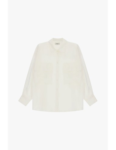 Camisa oversize com bolsos aplicados frontais Dixie