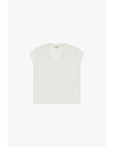 Blusa ampla com decote em V e manga curta Dixie