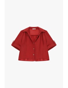 Camicia Corta Con Maniche Ampie E Bottoni Dixie - Vestiti Firmati L... 2