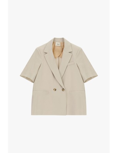 Blazer Cruzado Mangas Curtas E Bolsos Dixie